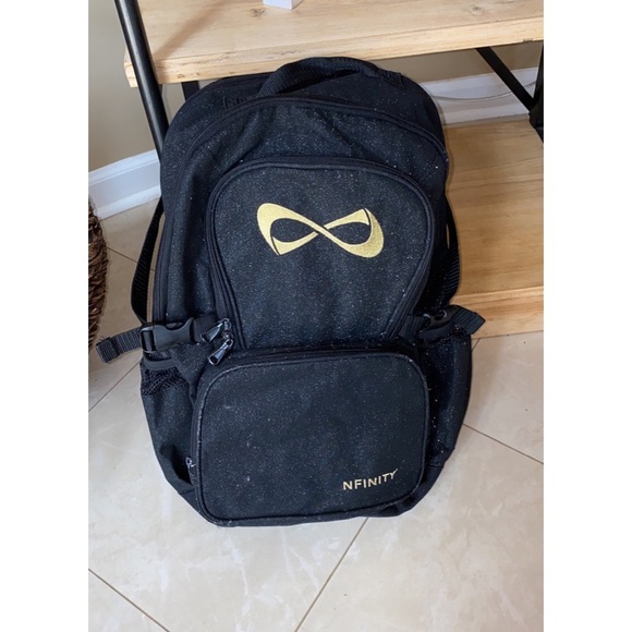 NFINITY Handbags - Black sparkly Nfinity backpack